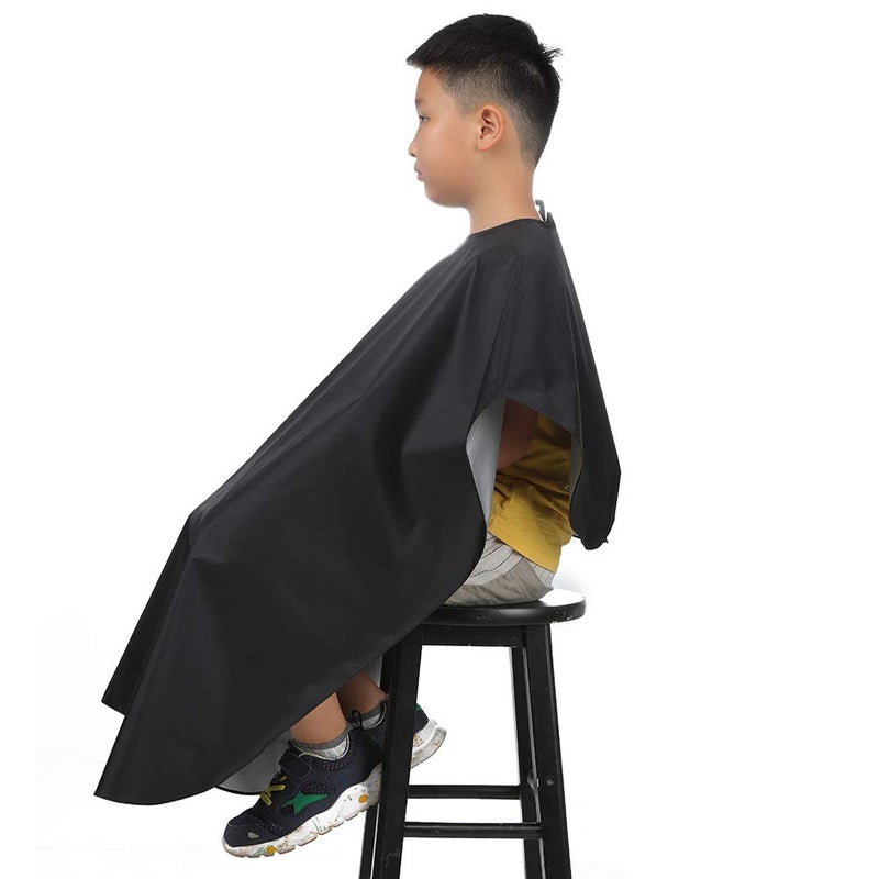 MMBABY Child Hair Cutting Waterproof Cape Barber Kids Hair Styling Cape Professional Home Salon Camps - Image 5